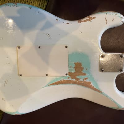 Fender Custom Shop '60 Reissue Stratocaster Relic 2010s White/Green image 22