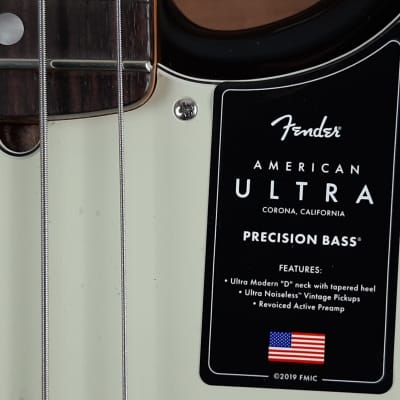 Fender American Ultra Precision Bass Ultraburst with Hard Case, Free Ship 979 image 4