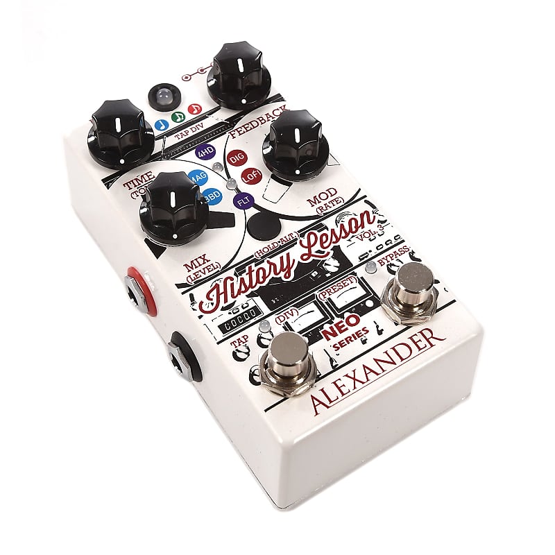 ギター ALEXANDER PEDAL History Lesson v3 Alexander Pedals NEO Series History Lesson V3 Delay | Reverb