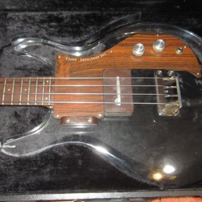 1970 Ampeg Dam Armstrong Lucite Bass See Through Lucite w/ Original Case image 8