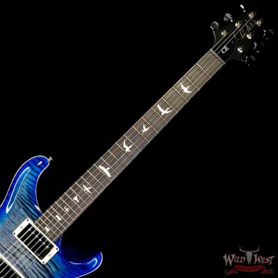 Paul Reed Smith PRS Wild West Guitars Special Run CE 24 Painted Black Neck 57/08 Covered Pickups Faded Grey Black Blue Burst 7.45 LBS image 4