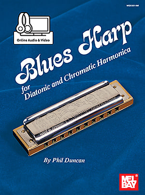 Blues Harp - Diatonic & Chromatic Harmonica (Book + Online Audio