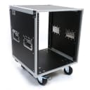 OSP 12 Space Deluxe ATA-style Amp or Effects Studio Rack Case w/Wheels KD12U