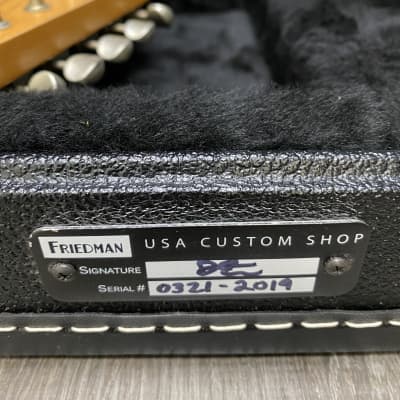 Friedman Vintage-S Black Medium Aged HSS Maple Fret w/ Hardcase NEW! #2019 image 18