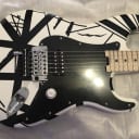 EVH Striped Series Electric Guitar 2020 White with Black Stripes NEW