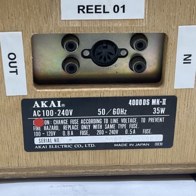 Akai 4000DS 4 Track, 2 Channel Stereo Reel to Reel - Frippertronics Echo System image 9