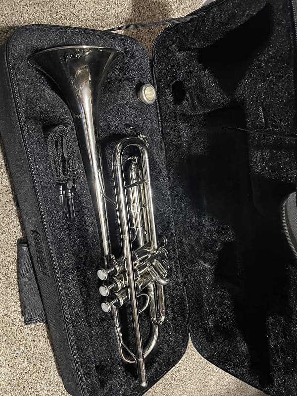 mendini trumpet (silver finish) | Reverb