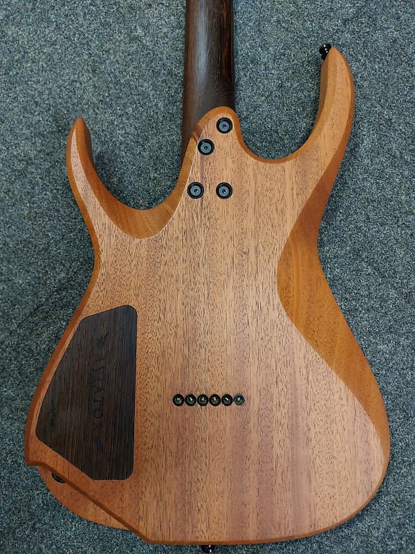 Aviator Guitars Predator 6 2018 Poplar Burl / Charcoal Burst