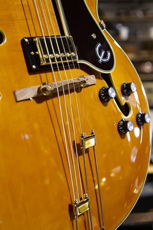 ギター Epiphone Broadway Vintage Natural Epiphone Broadway Hollowbody Electric Guitar Vintage