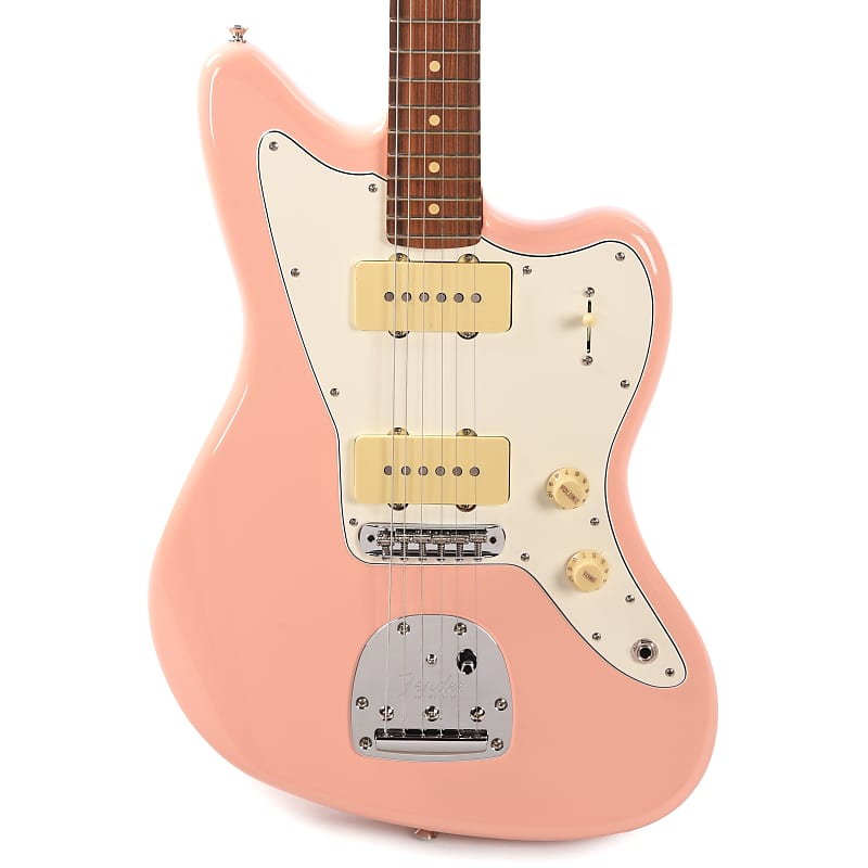 Fender Player Jazzmaster Shell Pink w/Olympic White Headcap, Pure Vintage '65 Pickups, & Series/Parallel 4-Way (CME Exclusive) image 1