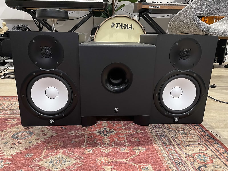 Yamaha HS8 Powered Studio Monitor (Pair) & HS8S Subwoofer | Reverb