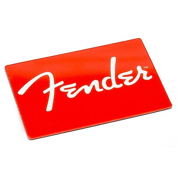 Fender Red Logo Magnet 2016 image 2