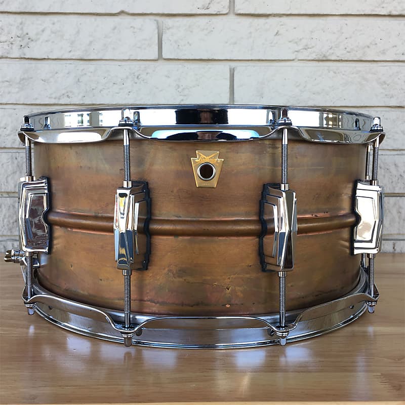 Ludwig LC663 Raw Copper Phonic 6.5x14" Snare Drum	 image 4