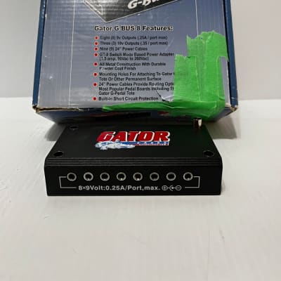Gator G BUS 8 Multi power output control for FX pedals Pedal Power