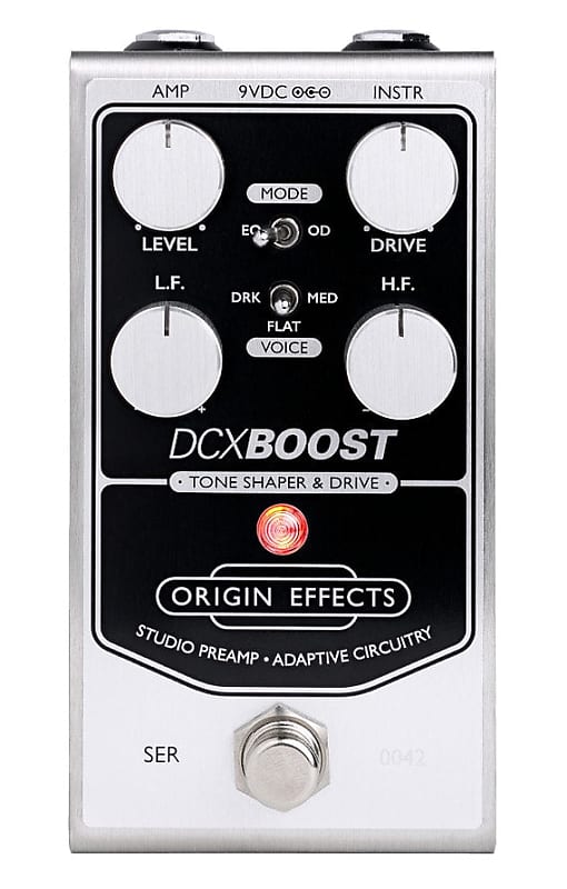 Origin Effects DCX Boost Tone Shaper & Drive Pedal (Black Edition