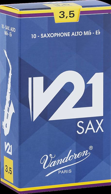Vandoren SR813 - V21 force 3 - anches saxophone alto - boite de 10