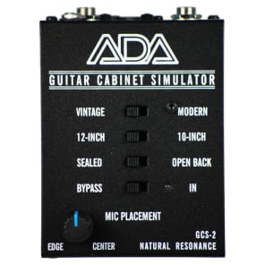 A/DA GCS-2 Cabinet Simulator and DI Box | Reverb
