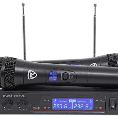 Rockville RockNGo 800 10" Portable Bluetooth Speaker w/LED+Wireless Microphones image 4