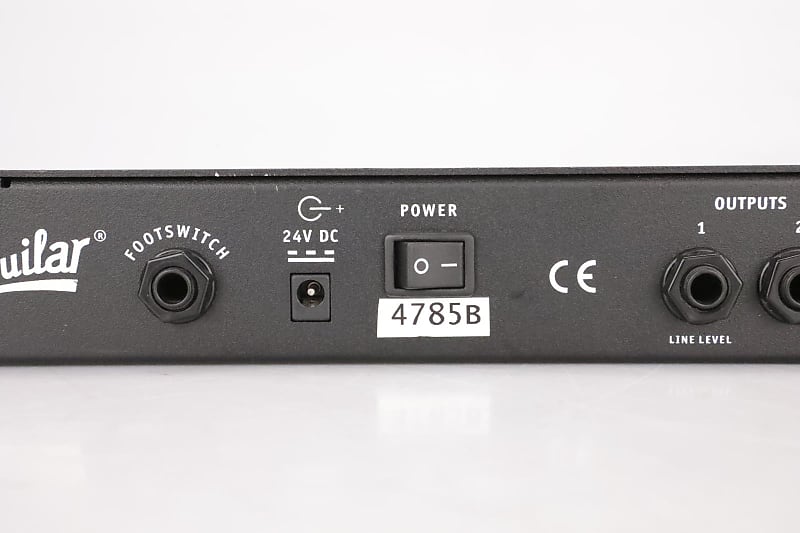 Aguilar AGRO Bass Preamp FX Overdrive 1U Rack Unit Justin