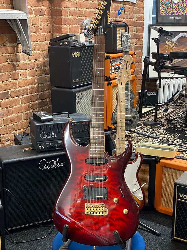 Electric Guitar Fernandes FGZ-420 VRG Model Red | eBay