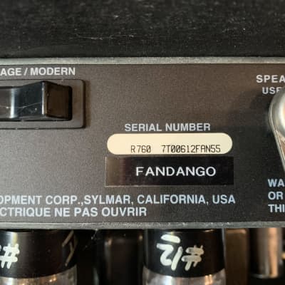 Rivera Fandango 55W (Circa 2020) Valve guitar amplifier combo - Beige Tolex image 5