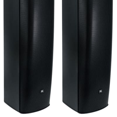2 JBL CBT 1000 1500w 2-Way Swivel Wall Mount Line Array Column Speakers in Black image 1
