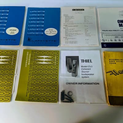 (50) Stereo Radio Amplifier Manuals NAD Teac Harman Acoustic Research Sony image 1