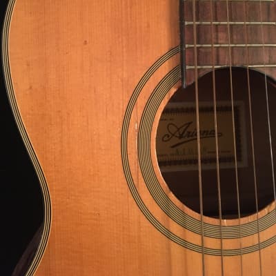 1960’s-1970’s Ariana A 102- N Classical guitar  Natural image 14