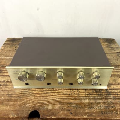 Dynaco PAS-3 Stereo Preamplifier 1963 - Gold / Brown w/ Original Box image 4