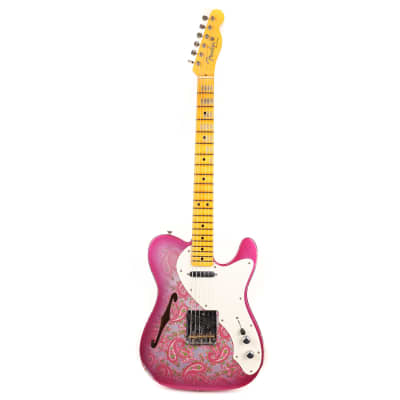 Fender Custom Shop Limited Edition 50's Thinline Telecaster Relic Pink Paisley image 2
