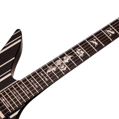 Schecter Synyster Gates Custom-S Signature Guitar - Black/Silver - B-Stock image 2