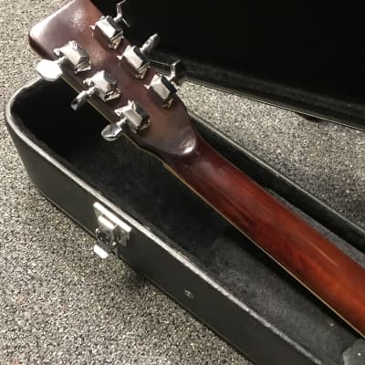 KISO SUZUKI/ Matao W350 acoustic vintage guitar made in Japan 1970s Brazilian rosewood with maple in very good condition with vintage hard case. image 10