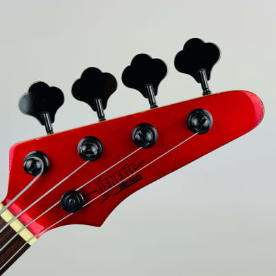 Schecter Genesis Bass, "Man, the Nut Was Just Gone," 1985 - Metallic Candy Red image 3