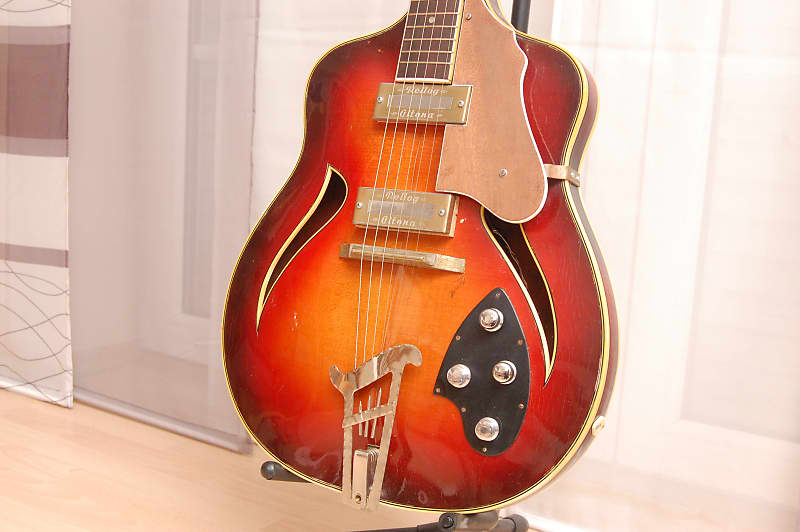 Migma Archtop – 1960s German Vintage Semi Acoustic Guitar Gitarre image 1