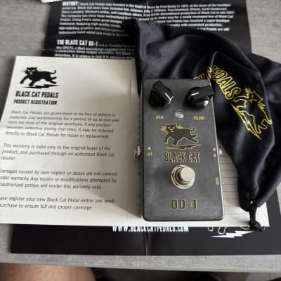 Reverb.com listing, price, conditions, and images for black-cat-pedals-od-fuzz