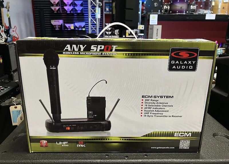 Galaxy Audio ECMR/HH52 Any Spot Wireless In-Ear Monitor System image 1