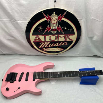 Kiesel Osiris Headless 6-string SSS Guitar with Gig Bag 2021 - Pink image 2