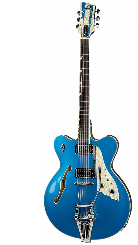 Electric Guitar DUESENBERG FULLERTON ELITE - Catalina Blue + Custom Line Case image 1