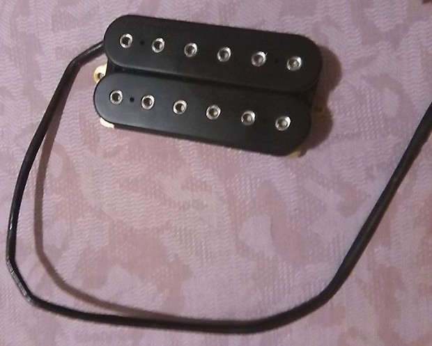 DiMarzio F-spaced New'Tron Bridge W/Gold Cover & Black Insert DP 292