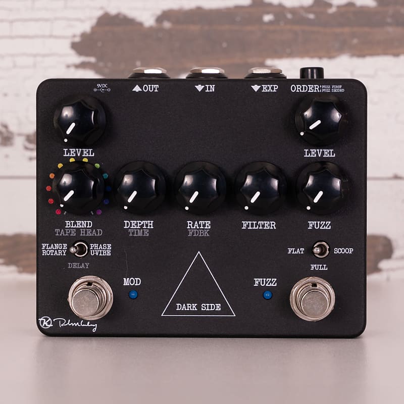Dark Side V2 Fuzz, Delay & Modulation Guitar Pedal by Keeley