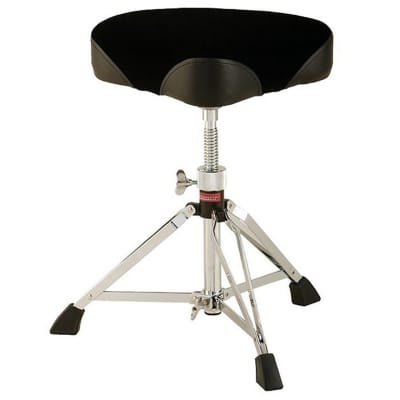 Ludwig L349TH Accent Saddle Shaped Drum Throne with Fabric Top