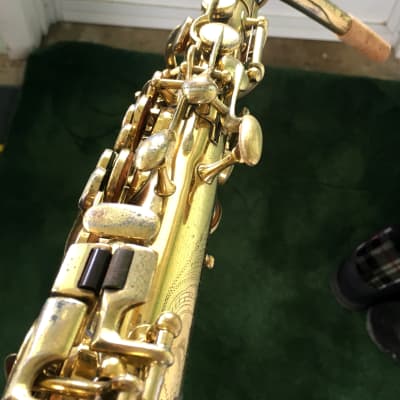 MARTIN ? ELKHART BAND CO. GOLD PLATE DELUXE ENGRAVING 1927 PLAY READY ALTO  SAX SAXOPHONE image 11