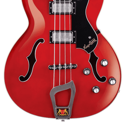 Hagstrom Viking Bass Tansparent Cherry for sale