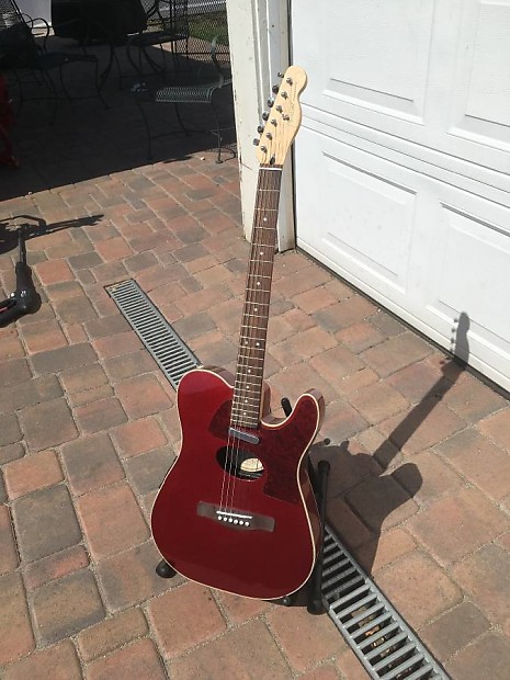 RARE Fender Telecoustic Deluxe Telecaster Acoustic/Electric