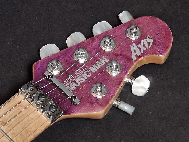 超格安一点 Ernie Ball that got it's purple 2011 Tribute Axis Man Music エレキギター
