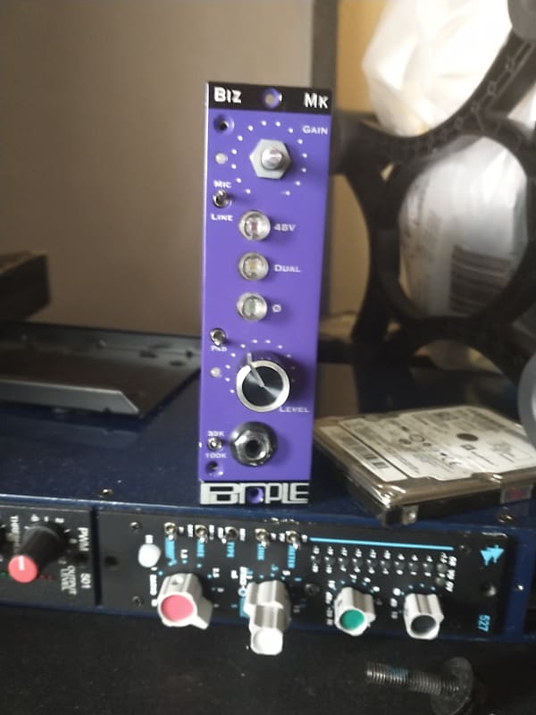 Purple Audio Biz Mk 500 Series Mic Preamp / Line Driver Module 2010s - Purple image 1