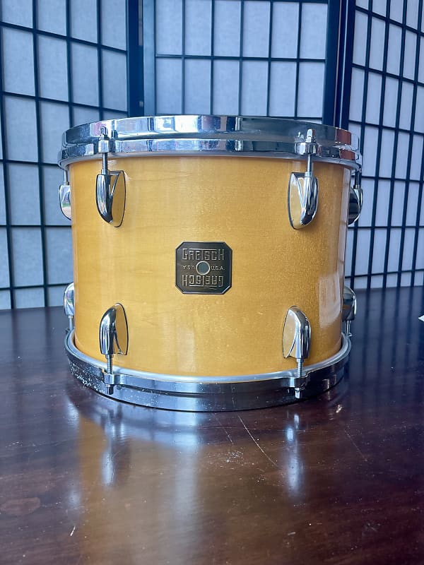 Gretsch USA Custom 197778 13x9” Virgin Tom Natural Maple Reverb