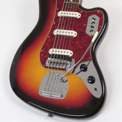 Fender Bass VI 1963 Sunburst ~ Slab Board ~ Original Case image 4