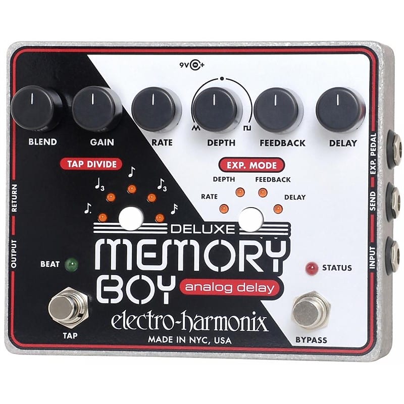 Electro-Harmonix Deluxe Memory Boy Analog Delay Pedal image 1