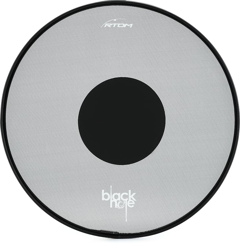 RTOM Black Hole Snap-on Mesh Bass Drum Practice Pad Version 2 - 22-inch (BLKHOL22V2d2) image 1